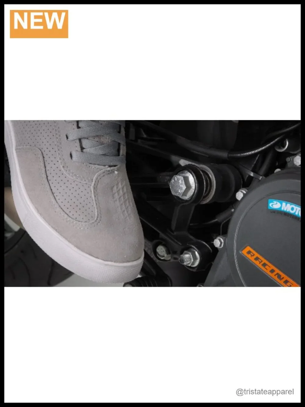 SHIMA SX-2 EVO Motorcycle Shoes Leather Suede Laced Ankle Boots